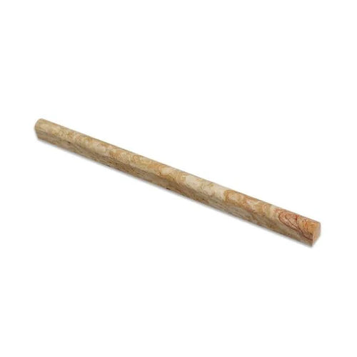 1/2x12 Honed Valencia Travertine Pencil Liner.