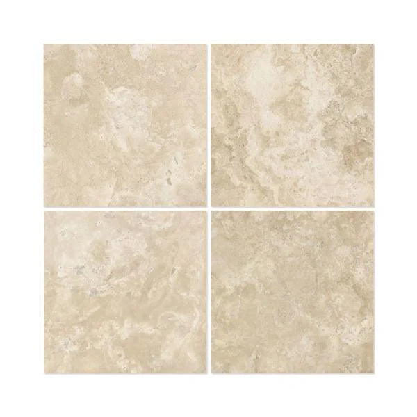 12x12 Honed Durango Travertine Tile - Standard.