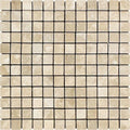 1x1 Tumbled Durango Travertine Mosaic Tile.