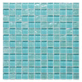 Crystal Aqua Osaka Maldives Green 1x1 Glass Mosaic Tile