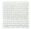 Crystal Aqua Soho White 1x1 Glass Mosaic Tile