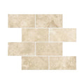 3x6 Honed Durango Travertine Tile.
