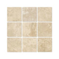 4x4 Tumbled Durango Travertine Tile.