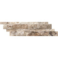 6x24 Split-faced Philadelphia Travertine Ledger Panel.