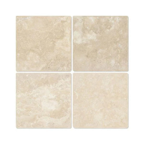 6x6 Tumbled Durango Travertine Tile.