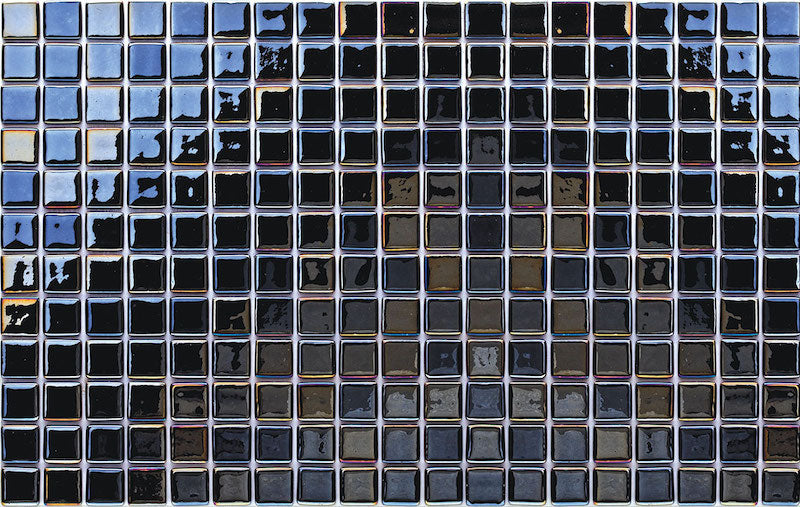 Artistic Midnight Blue Pool Tile