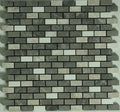 Breakwater Brick Mosaic Marble Honed Mosaic Tile