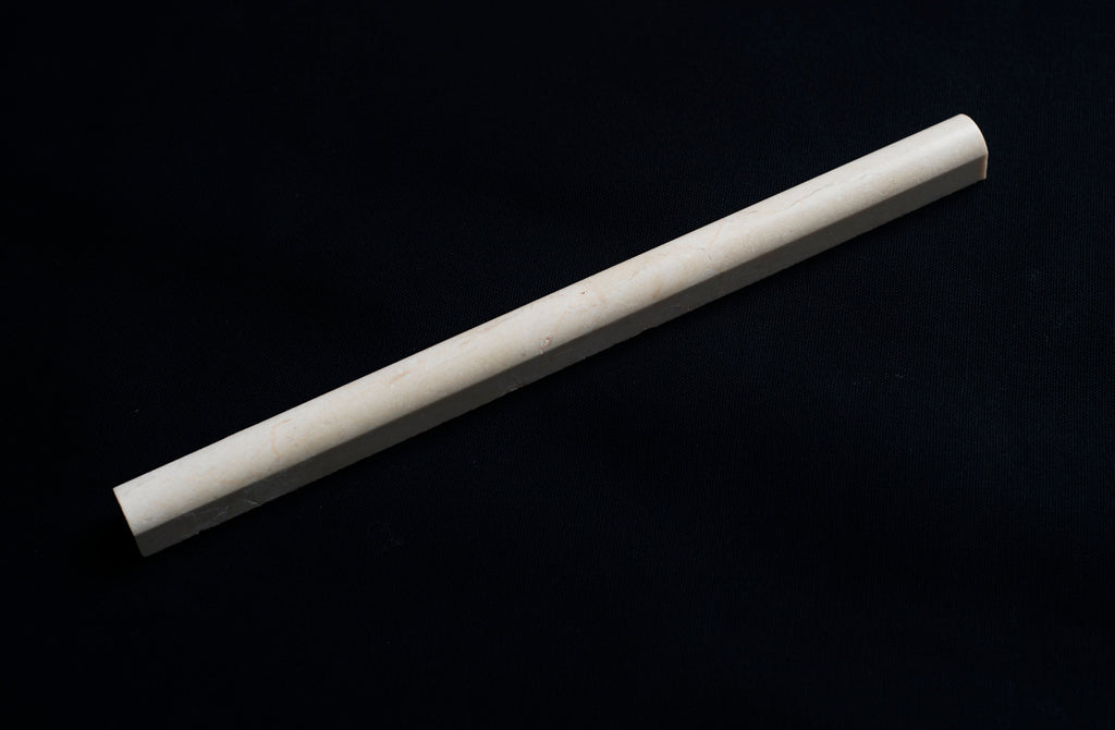 Crema Marfil Pencil Polished Mosaic Tile