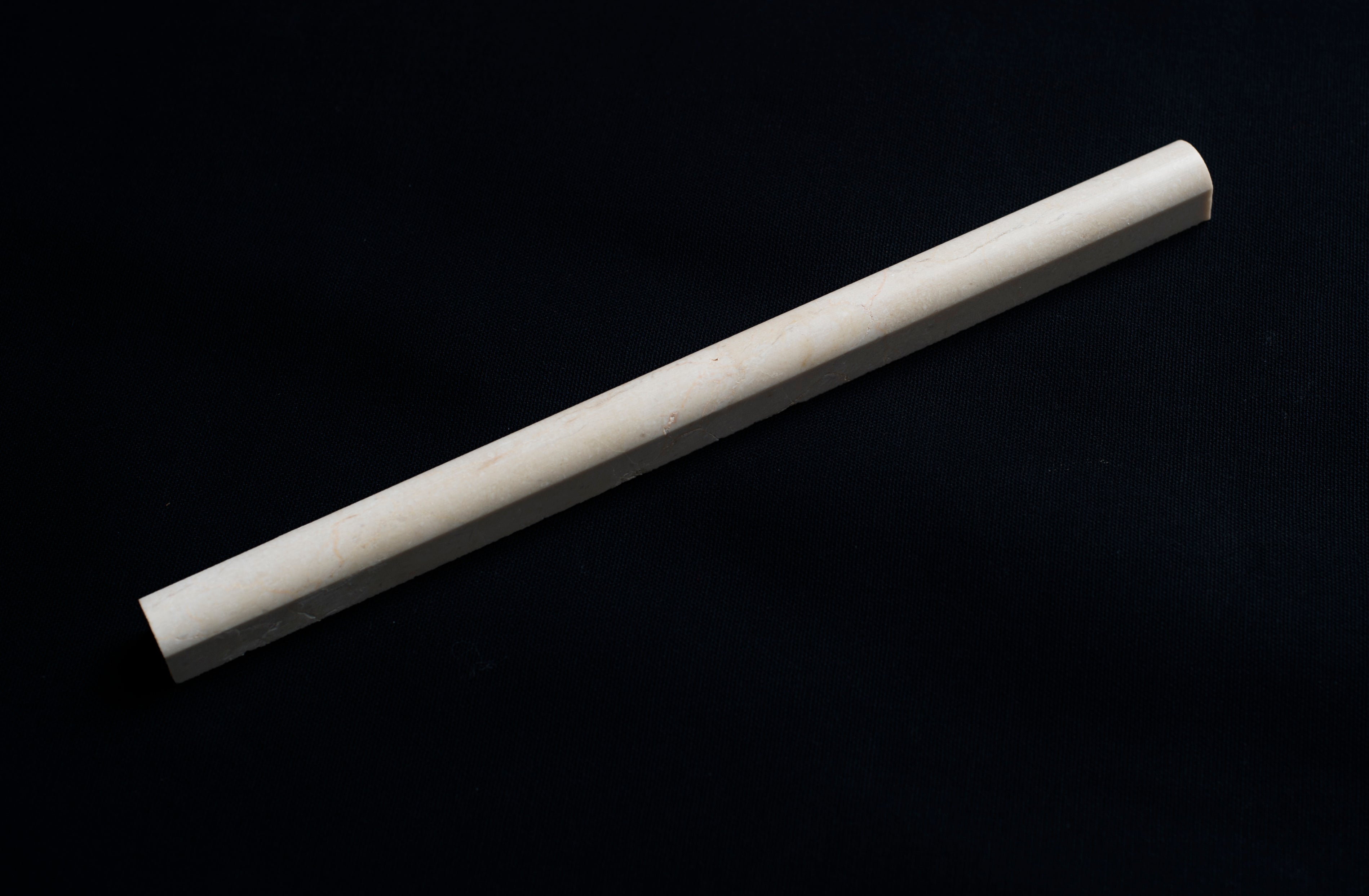 Crema Marfil Pencil Polished Mosaic Tile