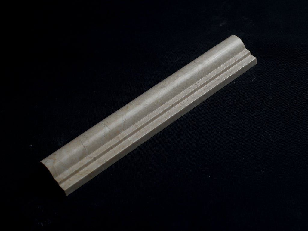 Moldings Crema Metro Ogee Crema Marfil Mosaic Tile