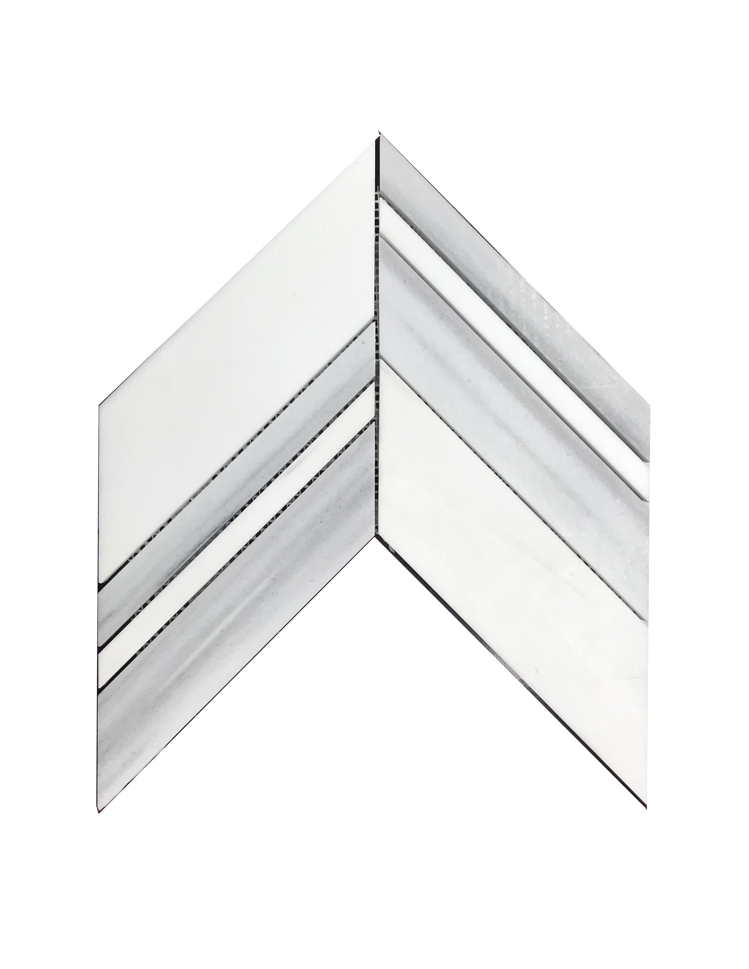 Dolomite Equador Chevron Honed Mosaic Tile