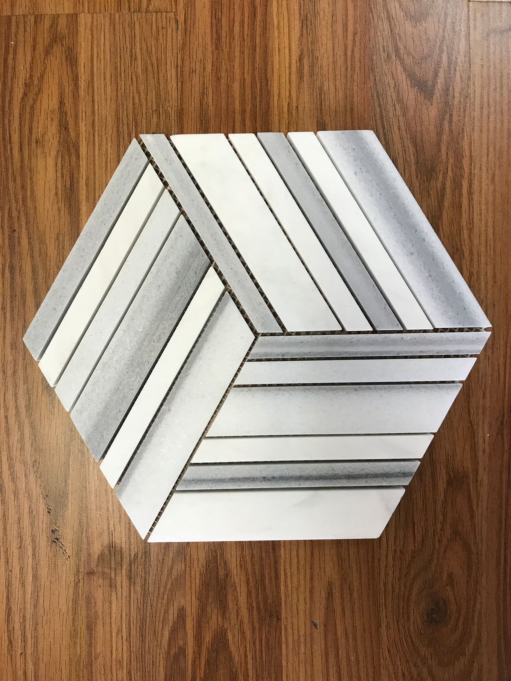Dolomite Equador Hexagon Honed Mosaic Tile