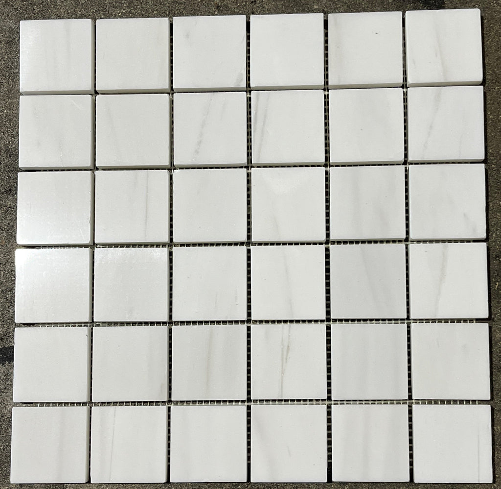 Dolomite Pearl Marble 2x2 Polished Mosaic Tile
