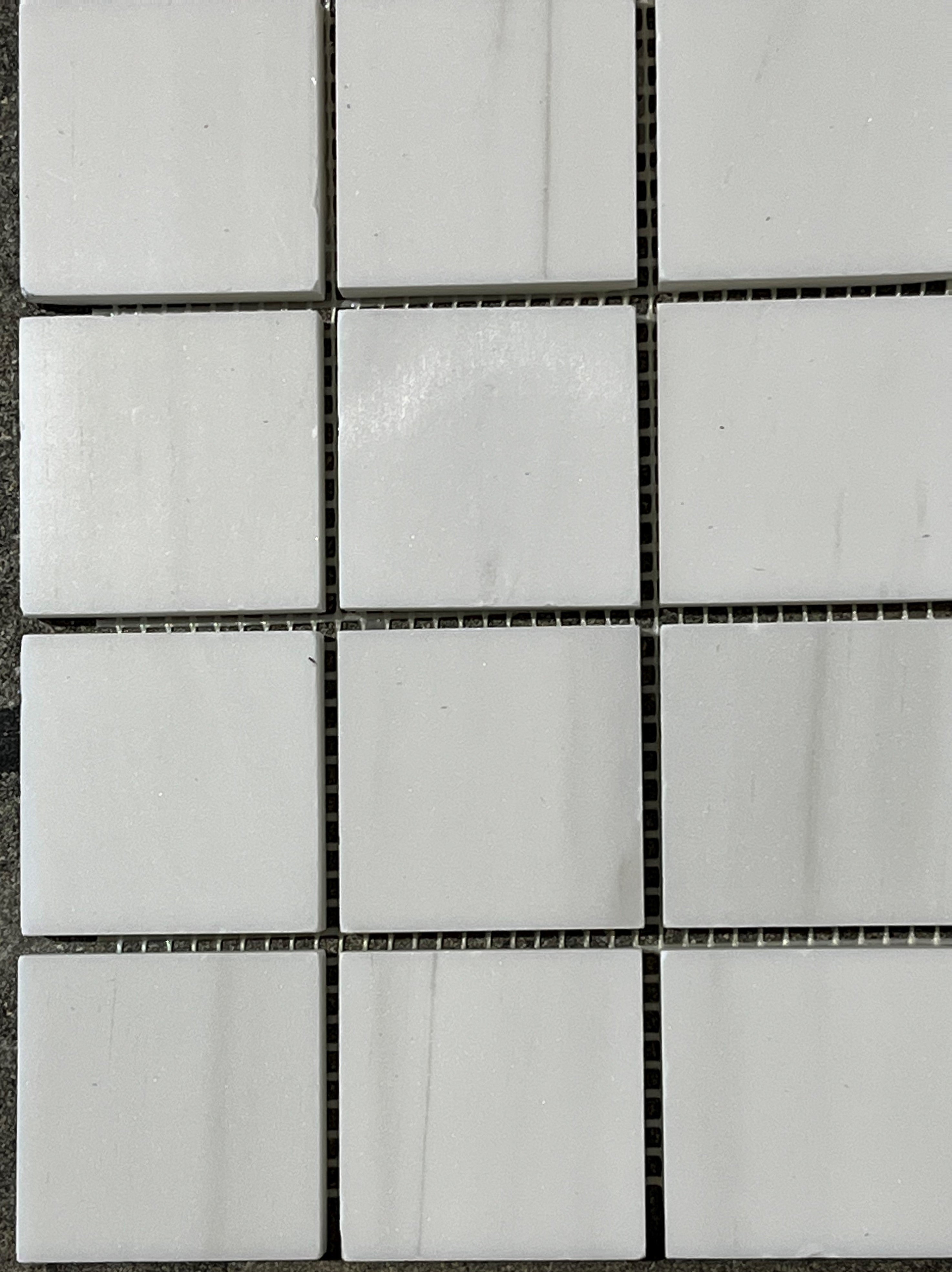 Dolomite Pearl Marble 2x2 Polished Mosaic Tile