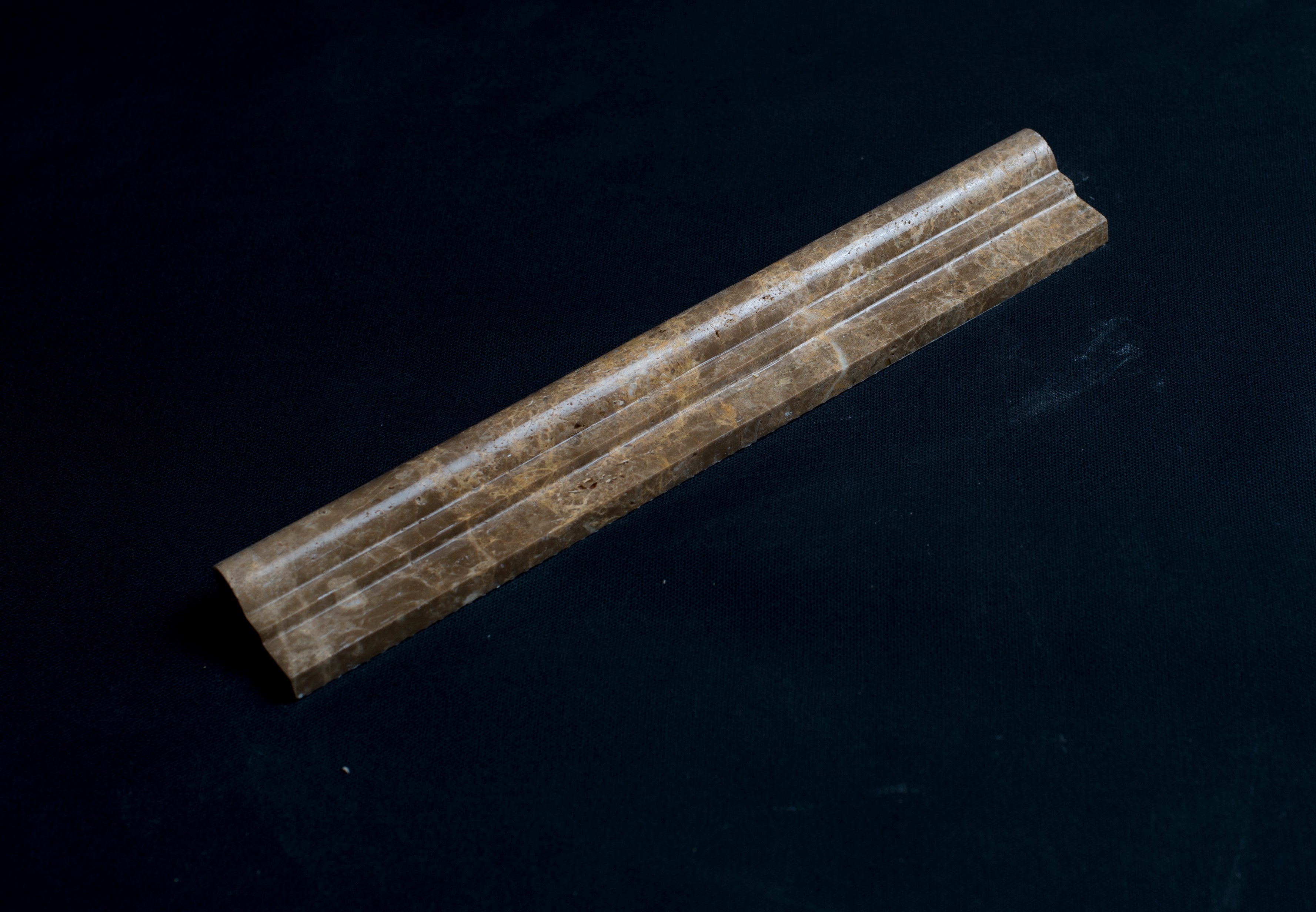 Emperador Dark Ogee Edge Marble Polished Mosaic Tile