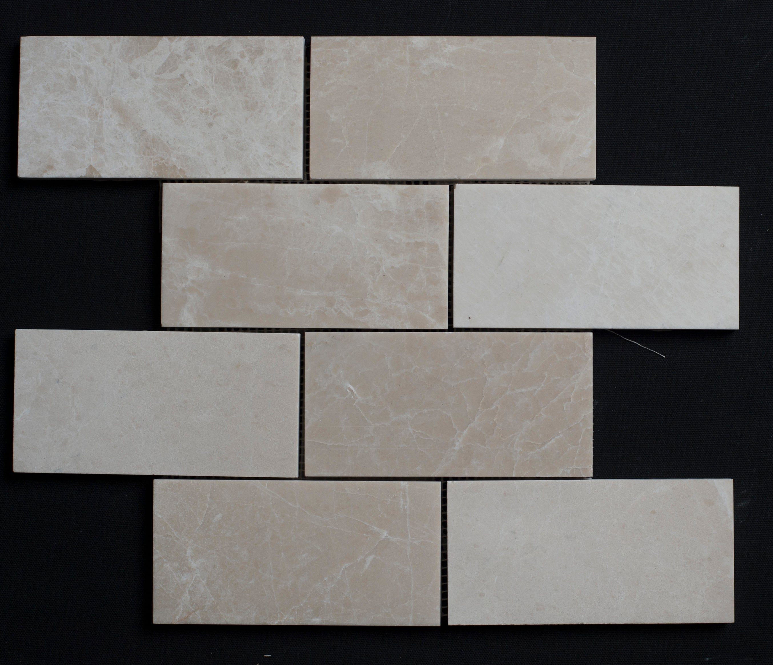 Floridian Cream 3x6 Polished Mosaic Tile