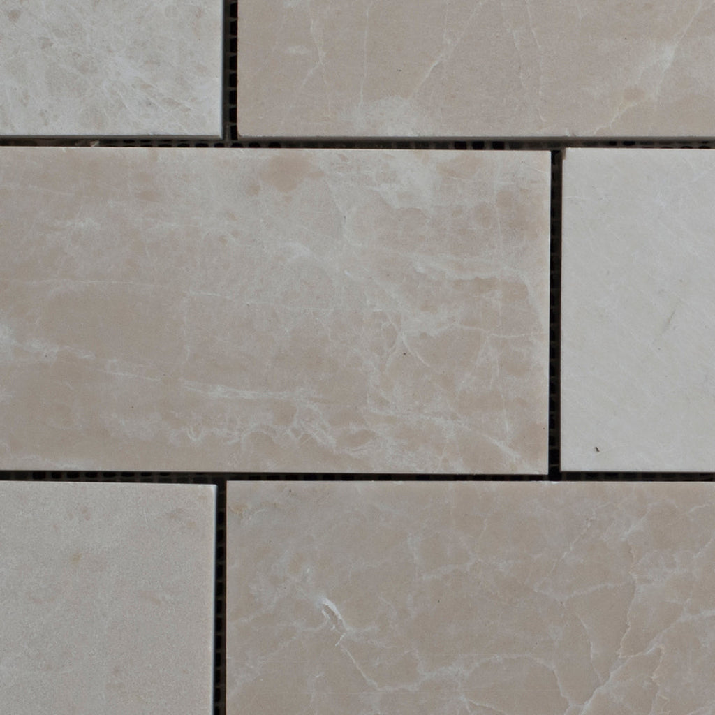 Floridian Cream 3x6 Polished Mosaic Tile