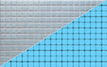Luminious Blue Glass Mosaic Tile