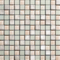 Mosaic tile pattern with small square tiles in various colors