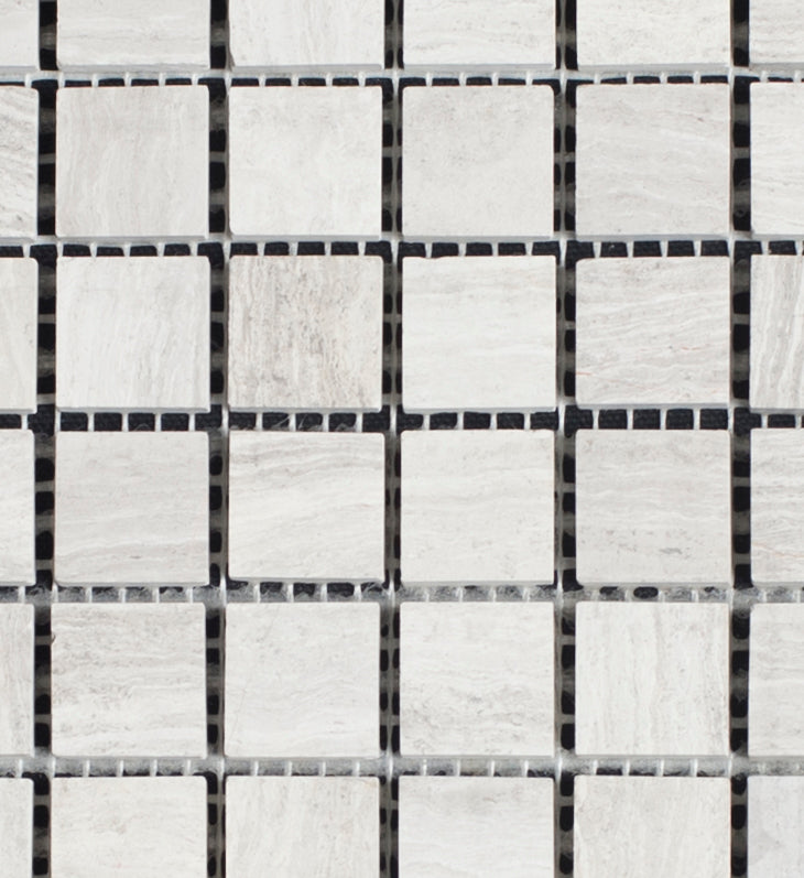 Haisa Light Marble 1x1 Honed Mosaic Tile