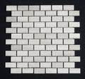 Haisa Light Marble 1x2 Honed Mosaic Tile