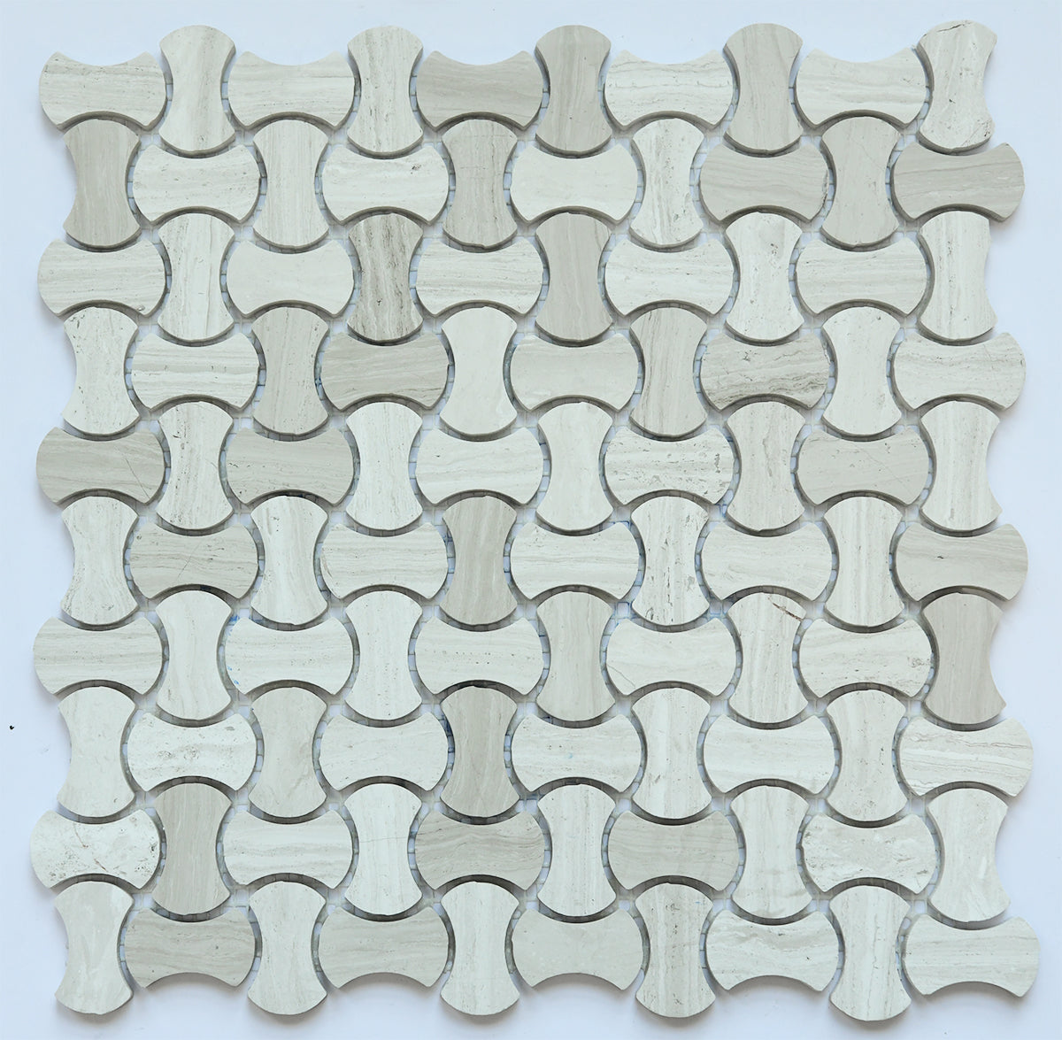 Haisa Light Axe Shape Honed Mosaic Tile