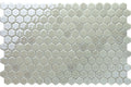 Hexa Ocean and Ice Glass Mosaic Tile