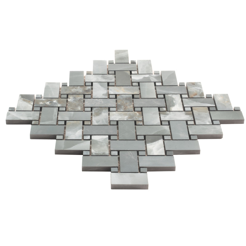 IMPERIAL ONYX GREEN MOSAIC - stoneandtiledepot.com