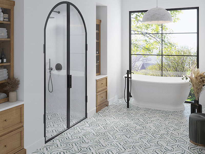 CELBRIDGE Mint Green, Paper Onyx Mix Mosaic Tile - stoneandtiledepot.com