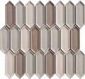 Ivy Lace Blend Picket Porcelain Mosaic Tile - Onlinetileshop.com