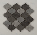 Milly Grey Lantern Limestone Mosaic Tile