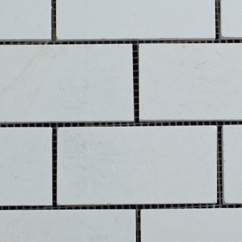 Limra Limestone 2x4 Polished Mosaic Tile