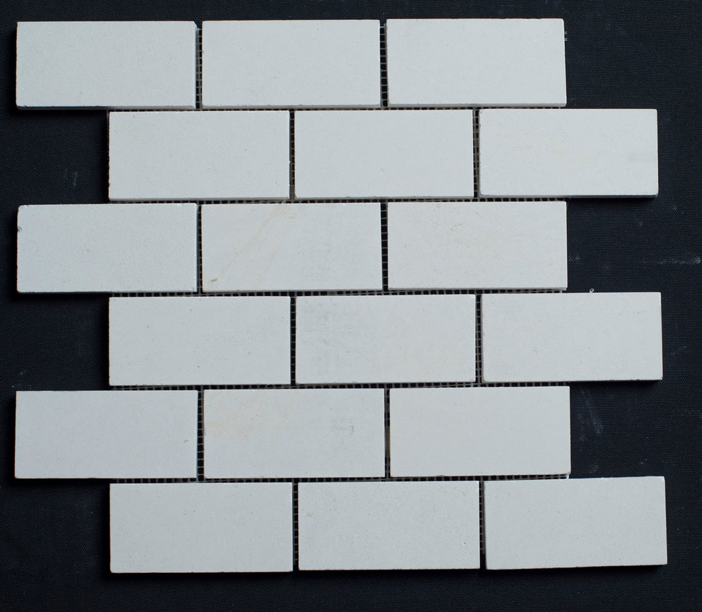 Limra Limestone 2x4 Polished Mosaic Tile