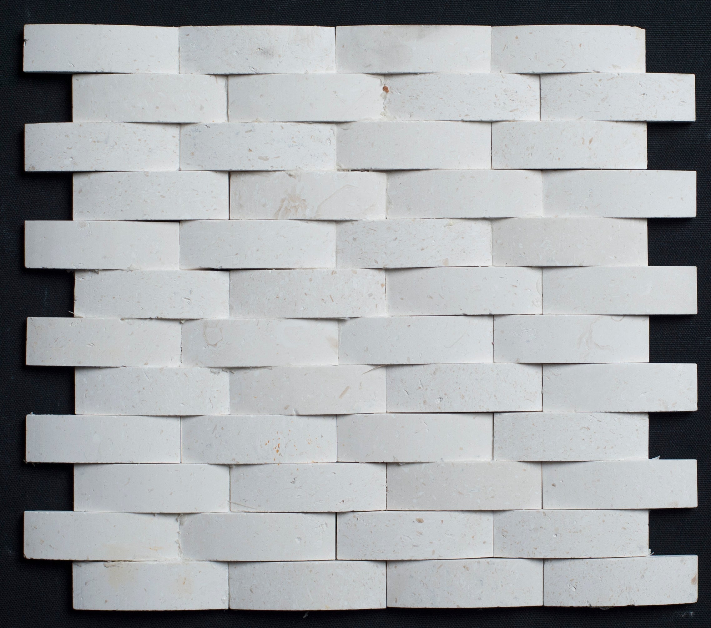 Limra Limestone Curve Honed Mosaic Tile