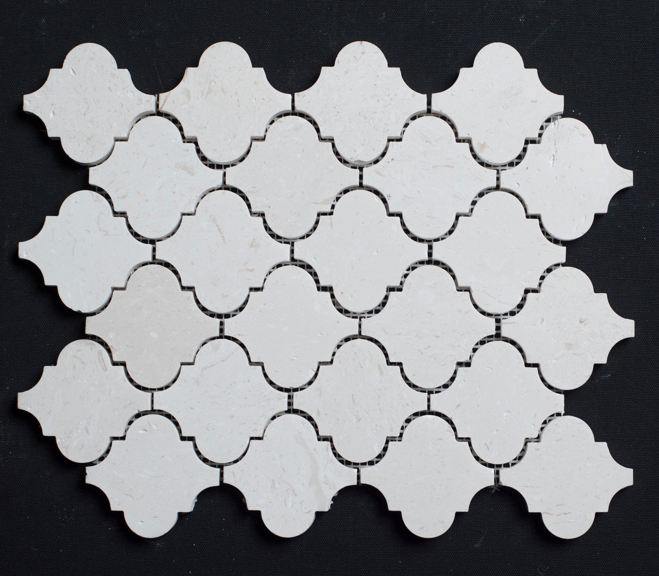 Limra Limestone Lantern Honed Mosaic Tile