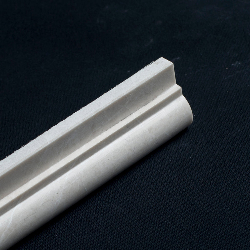Limra Limestone Ogee Edge 2x12 Polished Mosaic Tile