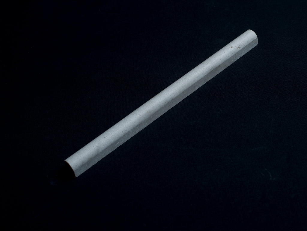 Limra Limestone Pencil Liner 3/4x12 Polished Mosaic Tile