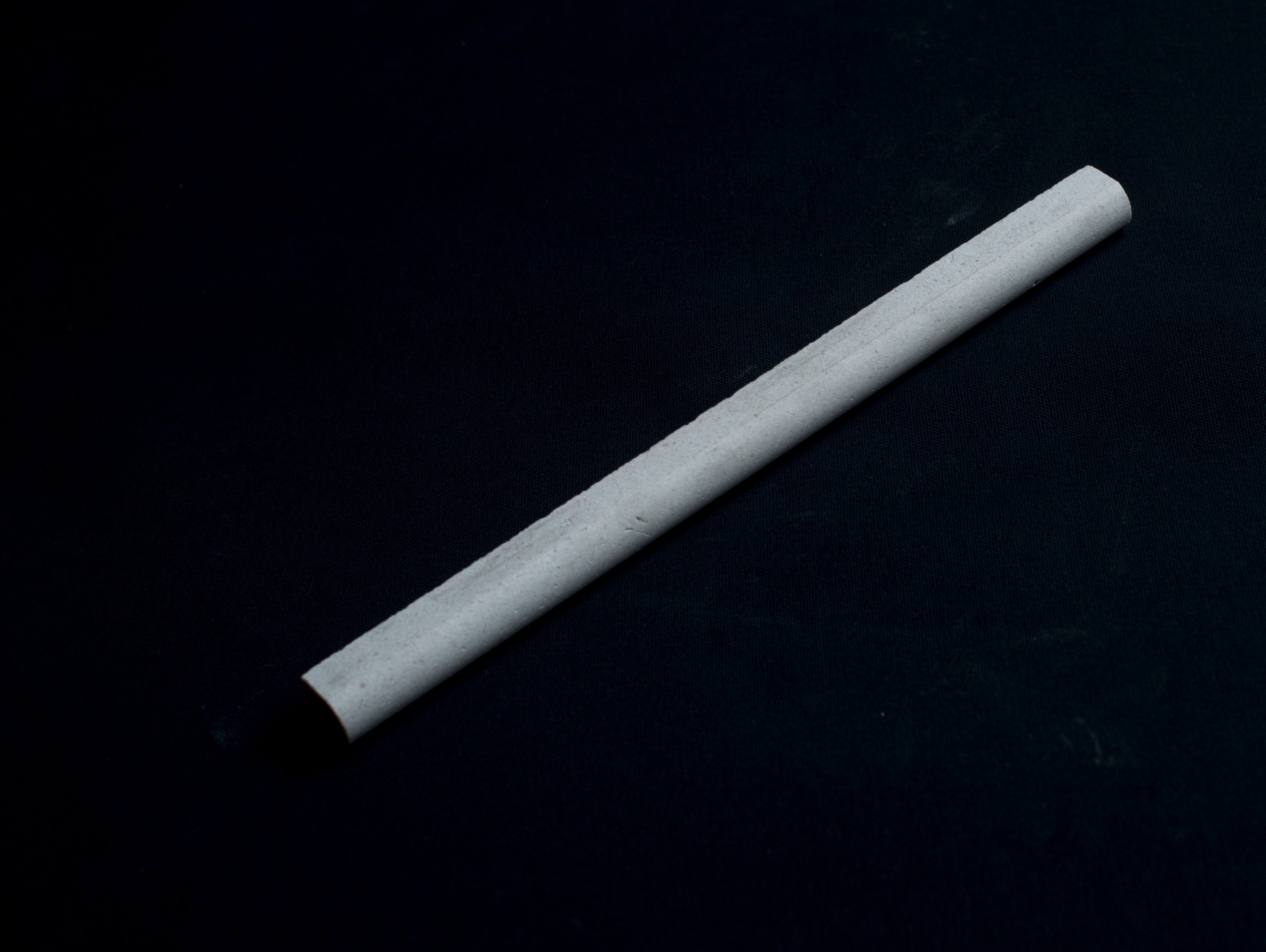 Limra Limestone Pencil Liner 3/4x12 Polished Mosaic Tile