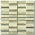 Voyage Linear Mosaic Marble Honed Mosaic Tile