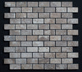 Noce Travertine 1x2 Tumbled Mosaic Tile