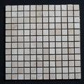 Ivory Travertine 1x1 Honed and Filled Mosaic Tile