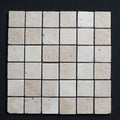 Ivory Travertine 2x2 Tumbled Mosaic Tile