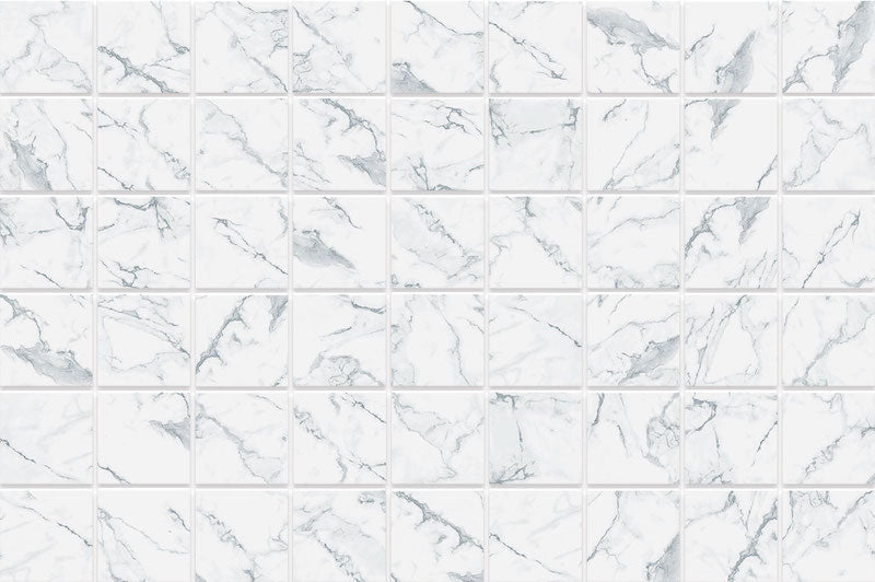 Modena Vogue Calacatta Look Matte Glass Mosaic Tile
