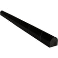 Nero Marquina Marble 3/4 x12 Pencil Liner Polished.