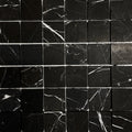Nero Marquina Marble 2x2 Honed Mosaic Tile