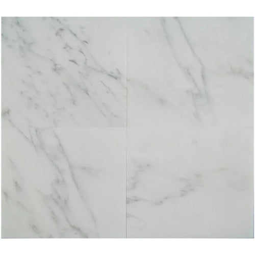 Asian Statuary (Oriental White) Marble 12x12 Polished Tile.