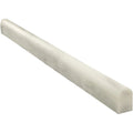 Asian Statuary (Oriental White) Marble 3/4x12 Pencil Liner Polished.