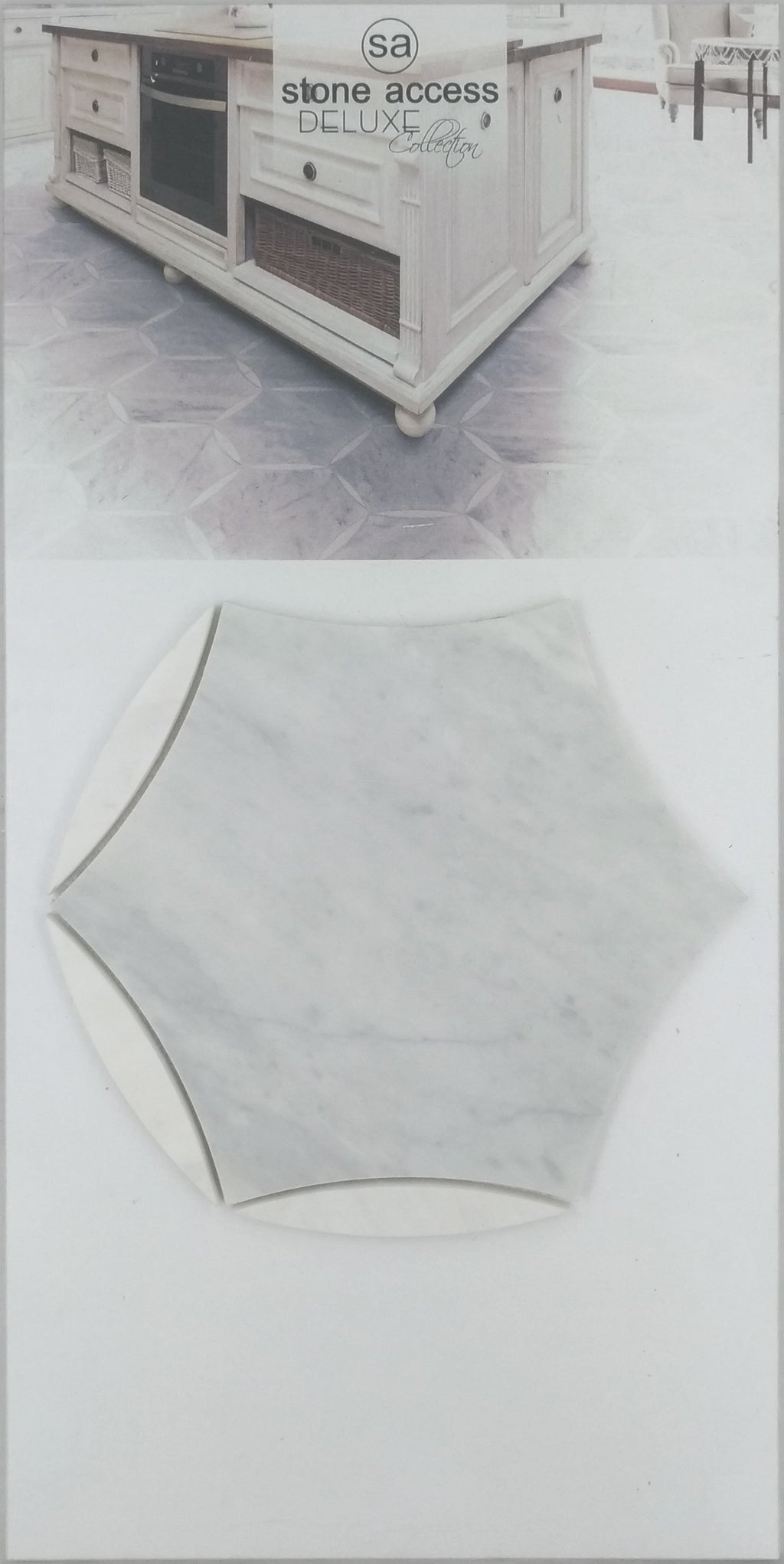 Carrara Carina Aria Honed Mosaic Tile