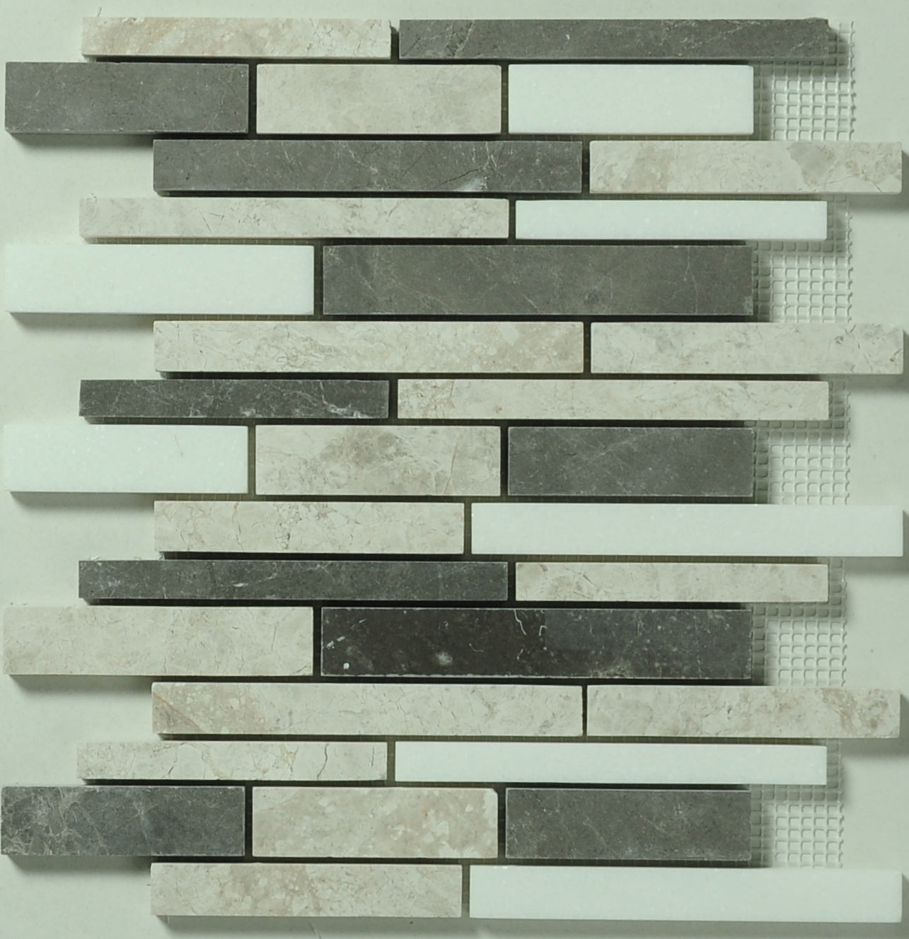 Jetty Linear Marble Honed Mosaic Tile