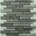 Lagoon Linear Marble Mixed Surfaces Mosaic Tile